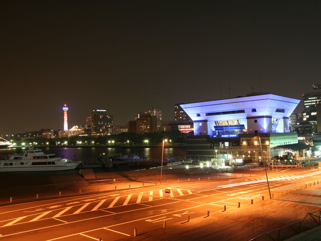 大さん橋国際客船ターミナル編夜景壁紙 横浜発見ガイド